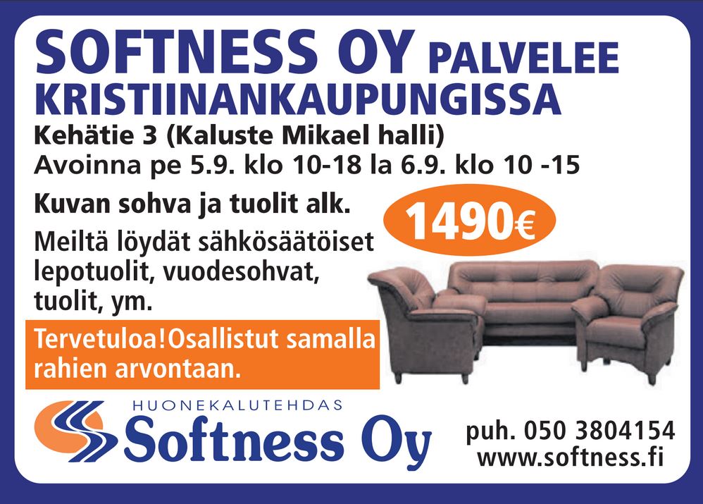 Tästä ilmoitimme