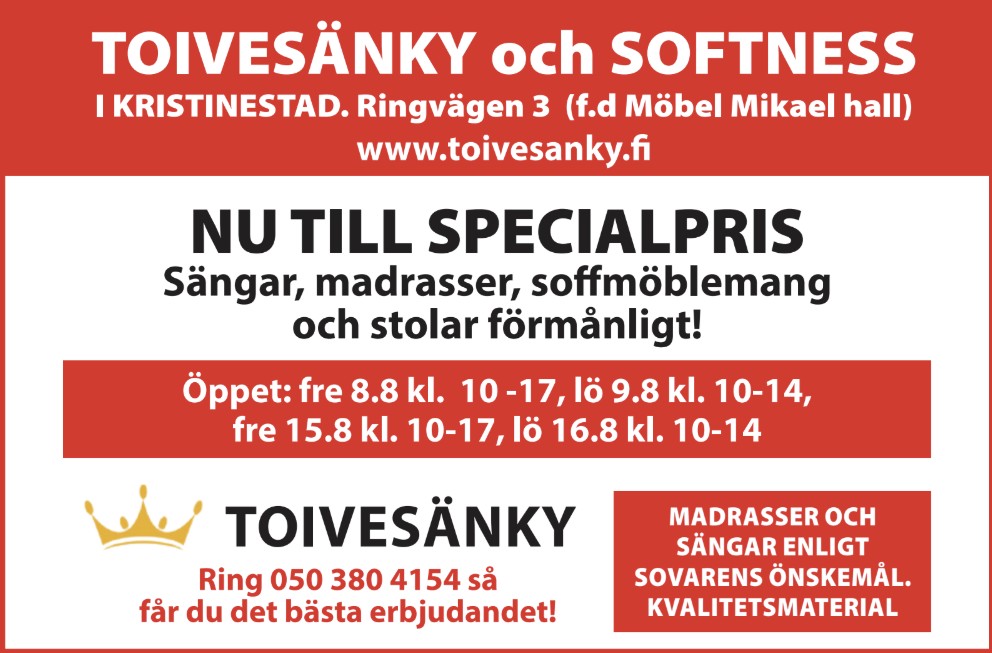 Tästä ilmoitimme