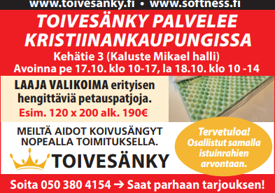 Tästä ilmoitimme